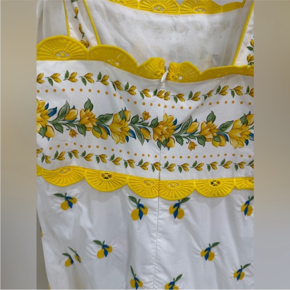 FARM Rio Sicily Richelieu Sleeveless Midi-Dress - Picture 12 of 14